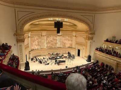 Carnegie Hall section Dress Circle L