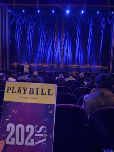 Lena Horne Theatre section Orchestra L