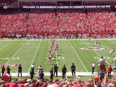 Arrowhead Stadium section 102