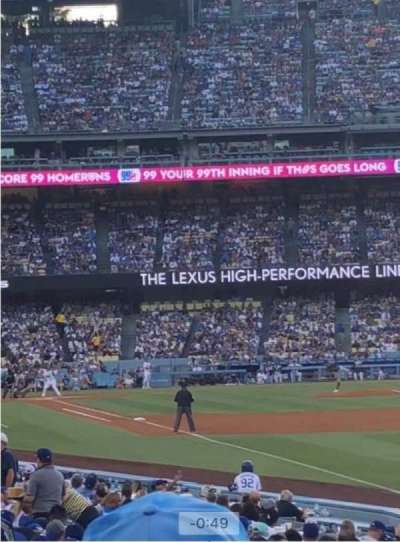 dodger stadium section 48FD