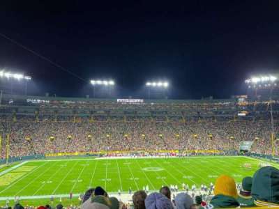lambeau field section 118