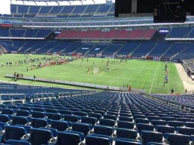 Gillette Stadium section 105