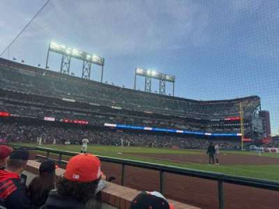 Oracle park section 105