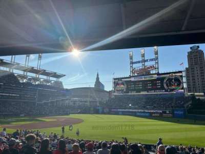 Progressive Field section 130
