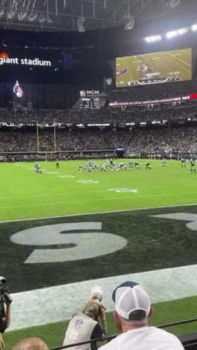 Allegiant Stadium section 125