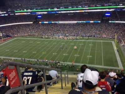 Gillette Stadium section 305
