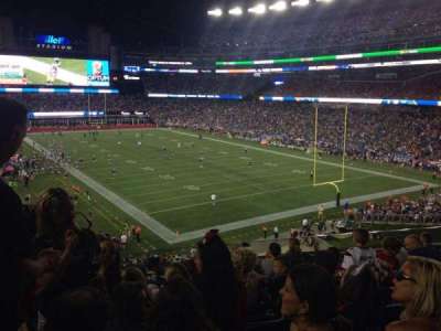 Gillette Stadium section 201