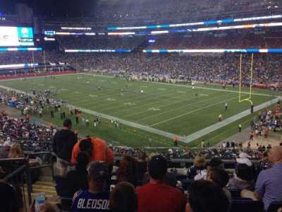 Gillette Stadium section 203