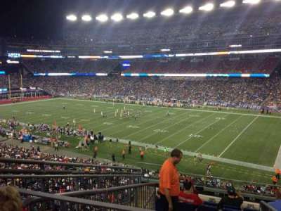 Gillette Stadium section 205