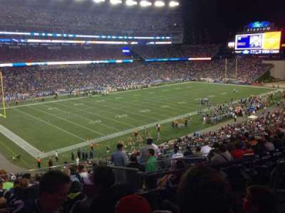 Gillette Stadium section 215