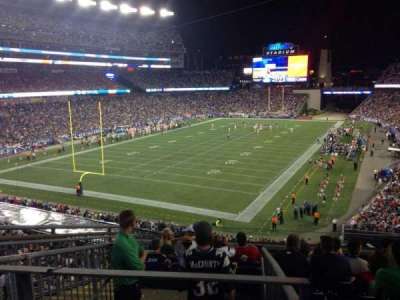 Gillette Stadium section 218