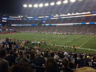 Gillette Stadium section 104