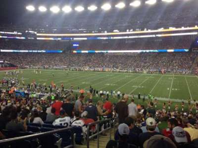 Gillette Stadium section 106