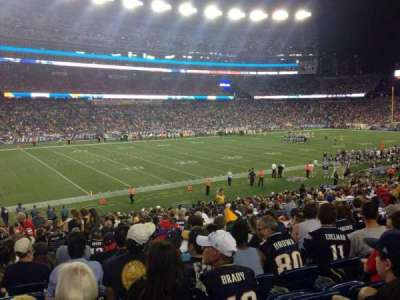 Gillette Stadium section 114