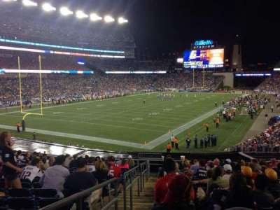 Gillette Stadium section 117