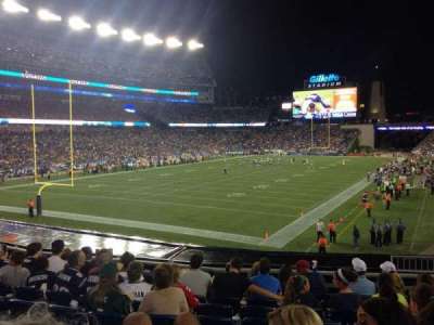Gillette Stadium section 118