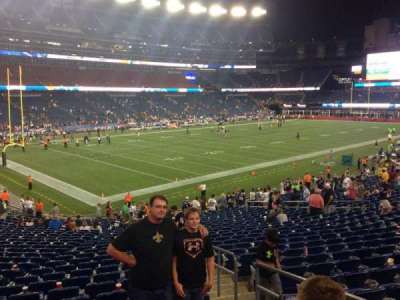 Gillette Stadium section 138