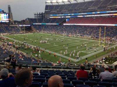 Gillette Stadium section 225