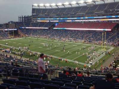 Gillette Stadium section 226