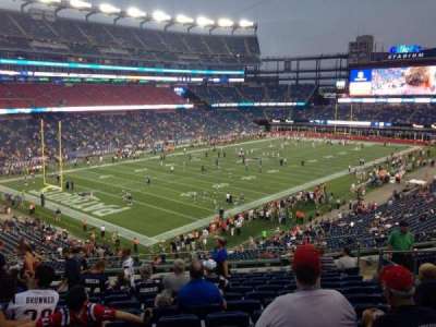 Gillette Stadium section 238