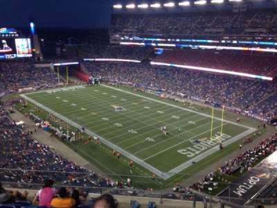 Gillette Stadium section 323