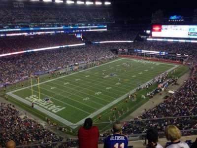 Gillette Stadium section 340