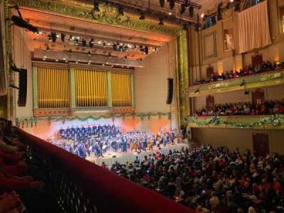 Symphony Hall, Boston section 1BL