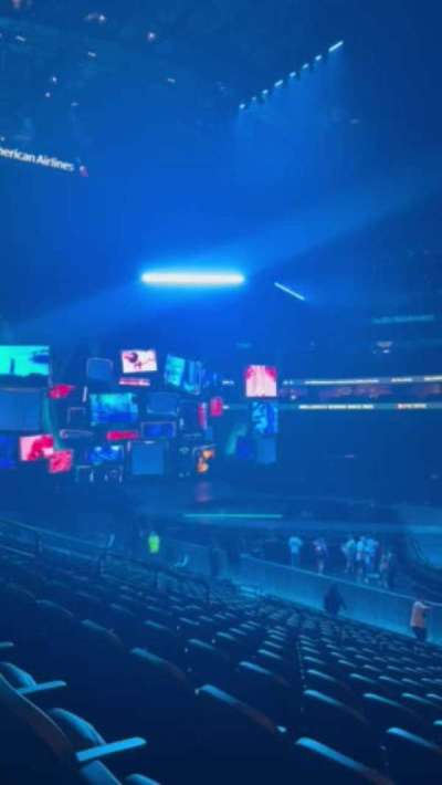 AMERICAN AIRLINES CENTER section 117