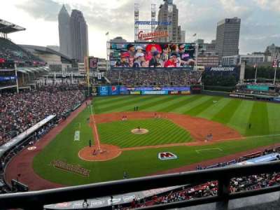 Progressive Field section Kaulig Club