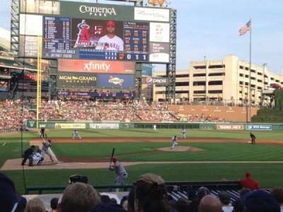 COMERICA PARK section 124