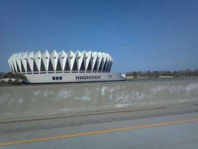 Hampton Coliseum section Outside