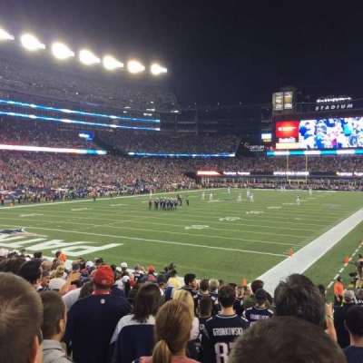Gillette Stadium section 140