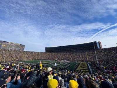 Michigan Stadium section 19