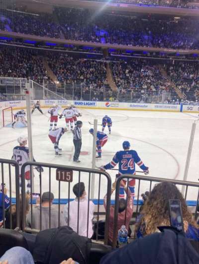 Madison Square garden section 115