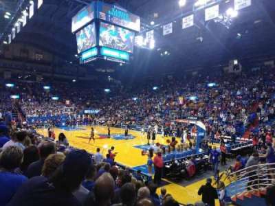 Allen Fieldhouse section D1