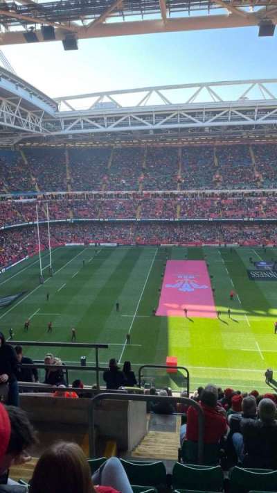Principality Stadium section U10