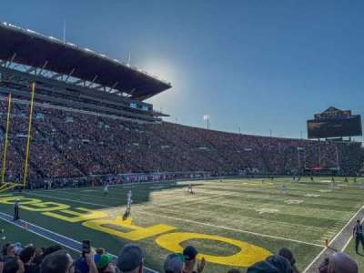 Autzen Stadium section 18