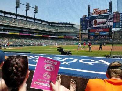 COMERICA PARK section 120