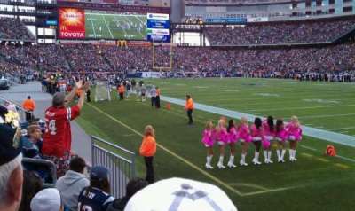 Gillette Stadium section 101