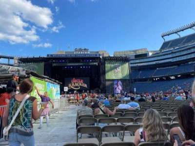 Gillette Stadium section Floor B2