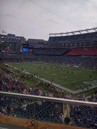 Gillette Stadium section 203