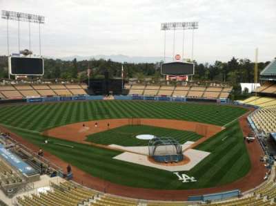 dodger stadium section Vin Scully Press Box