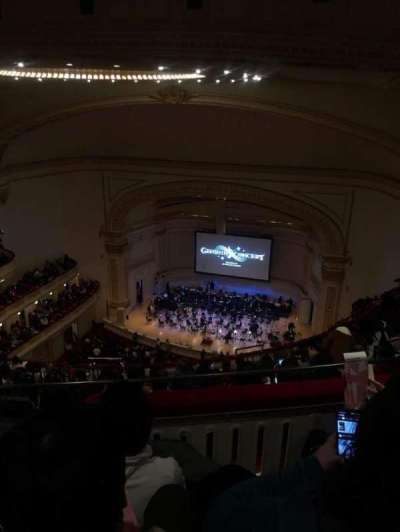 Carnegie Hall section Upper Balcony R