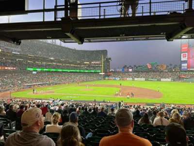 Oracle park section 107