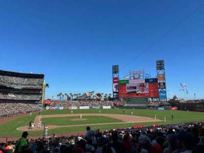 Oracle park section 110