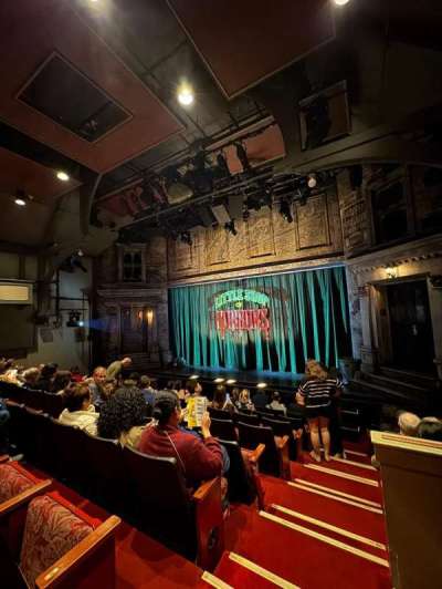 Westside Theatre Upstairs section Orchestra R