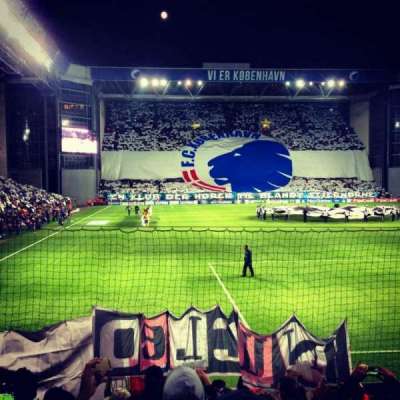 Parken Stadium section D - Tribunen (Away Section)