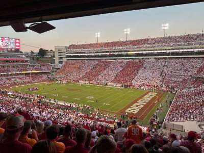Razorback Stadium section W101