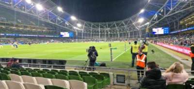 Aviva stadium section 112