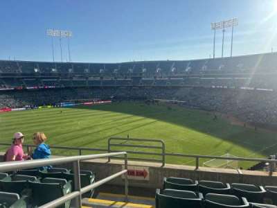 Oakland Coliseum section 238